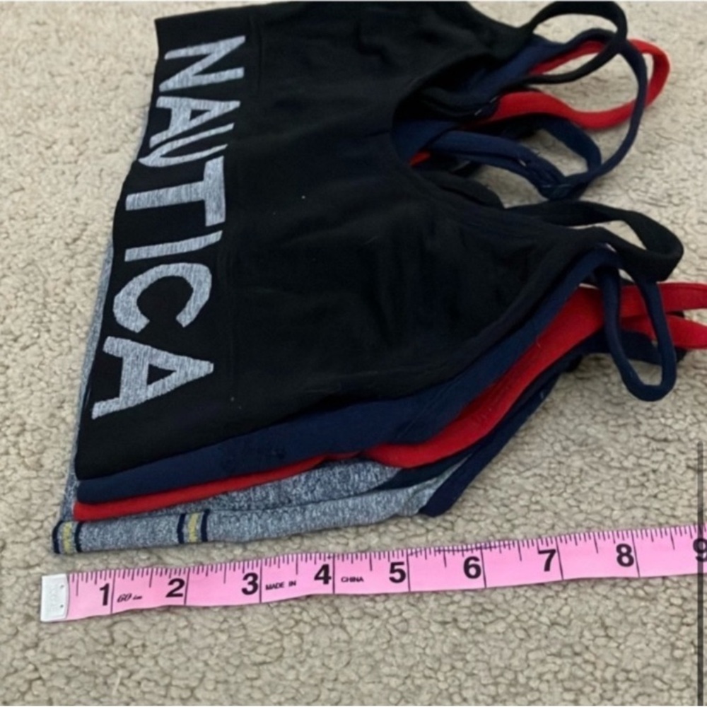 Nautica Intimates Lounge Bralette sports bra bundle of 5, adjustable, 32A-C, 34A - Picture 4 of 5
